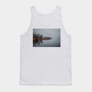 Canadian Geese In Flight Tank Top